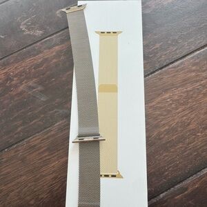 Gold Milanese Loop Apple Watch Band